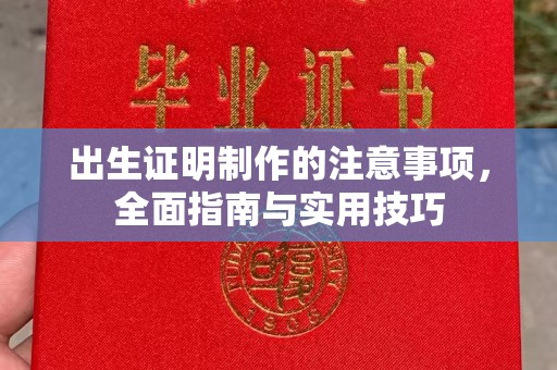 罗城出生证明制作的注意事项，全面指南与实用技巧