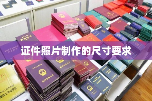 寮步证件照片制作的尺寸要求